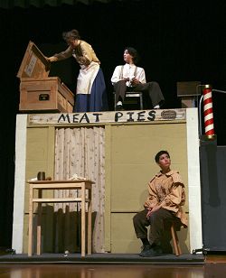 We're twelve feet off the ground